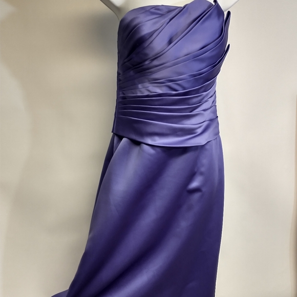 Modern Maids Collection A-line Maxi-Length Prom Wedding Party Dress Size 10 - Picture 3 of 11